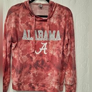 Alabama Women's Tie-Dye Hoodie - Crimson